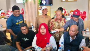 Gambar dokumentasi dari konferensi pers terkait Karimun.