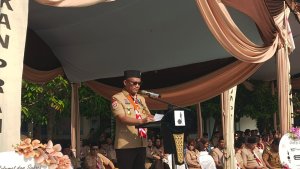 Gambar dokumentasi dari konferensi pers terkait Lahat.
