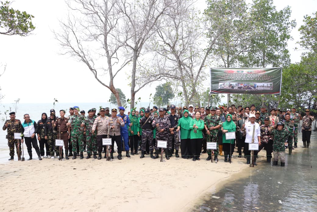 Foto dari lapangan yang menunjukkan perkembangan terbaru tentang Karimun.