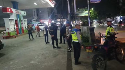 Polres Labuhanbatu Patroli Jalinsum dan Tempat Keramaian Pastikan Situasi Kondusif