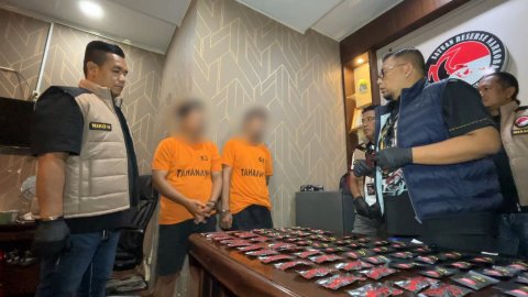 Operator Judol Bawa 100 Pcs Pod Getar dari Kamboja Ditangkap Polrestabes Medan