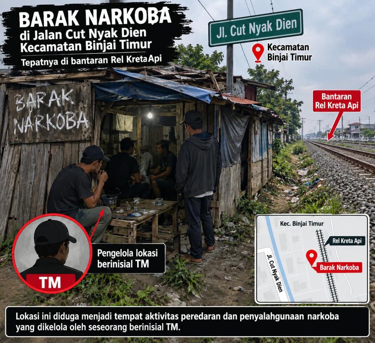 Potret situasi terkini seputar Binjai yang menarik perhatian publik.
