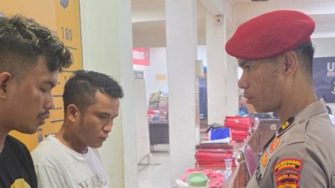 Polsek Medan Kota Tangkap 2 Residivis Curanmor saat Beraksi di Jalan Air Bersih